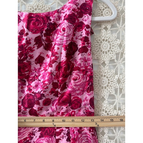 Vintage 1950's‎ Floral Print Dress Sz S - Picture 8 of 10